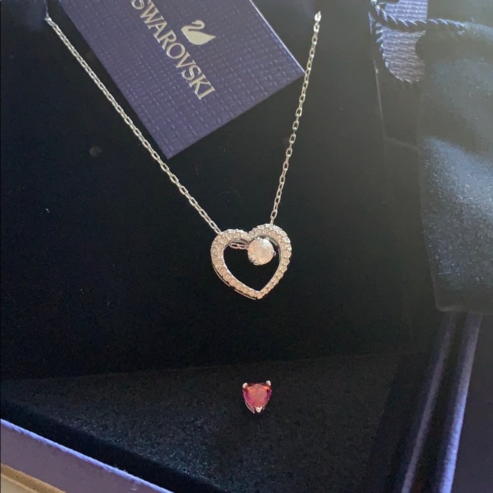 Swarovski pendant heart love interchangeable w tag